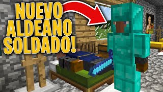 Nuevo ALDEANO SOLDADO en MINECRAFT! ⚔️ ¡COMO DEFENDER TU ALDEA! ?