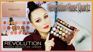 РАСПАКОВКА И ОБЗОР ПАЛЕТКИ ТЕНЕЙ MAKEUP REVOLUTION PRECIOUS STONE ROSE QUARTZ | Бьюти блогер