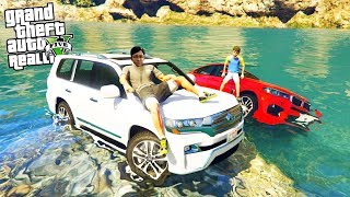РЕАЛЬНАЯ ЖИЗНЬ В GTA 5 - ШКОЛЬНИК УТОПИЛ НОВУЮ BMW X6M!