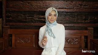 TUTORIAL BAWAL STYLING Style 03 by HERMANAS EVA koleksi Hermanas x Adira : Mubarak May 2019