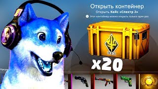 ОТКРЫЛ 20 КЕЙСОВ СПЕКТР 2 В КС ГО / CS GO Spectrum 2 Case