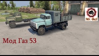 Газ 53 Честный обзор мода SpinTires The ORIGINAL