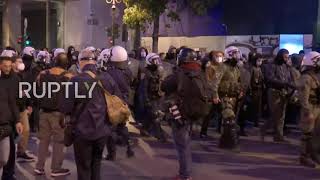 Greece: Police respond with batons to Athens protesters demonstrating against police shooting