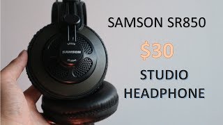 Samson SR850 Studio Headphones Review and Personal Opinion (2018) $30