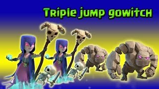 Triple jump gowitch | Th9 3 star attack strategy | Clash of clans