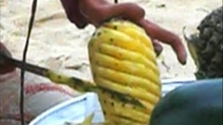 Peeling a Pineapple - The Fast Version
