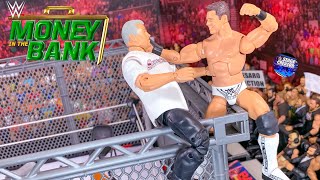 SHANE MCMAHON VS THE MIZ STEEL CAGE ACTION FIGURE MATCH! WWE MONEY IN THE BANK 2019!