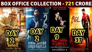 Box Office Collection Of Enai Noki Paayum Thota,Bigil,Adithya Varma,Pakkiri China Box Office