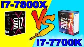 i7-7800X   VS   i7-7700k  |GTX 1080 Ti| Comparison|