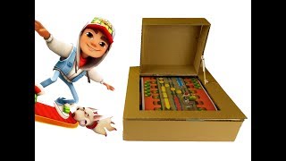Как сделать игру  Subway Surfer из картона своими руками