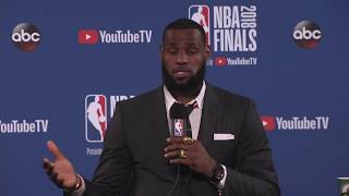 LeBron James Postgame Interview |  Cavaliers vs Warriors NBA Finals Game 1