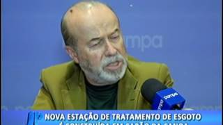 Nova estação de tratamento de esgoto é construída em Capão da Canoa | Jornal da Pampa | 13/07/2017