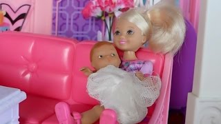 Игрушки Куклы Мультики Барби Келли и Пупсик Братик Одна дома Видео для девочек новая история