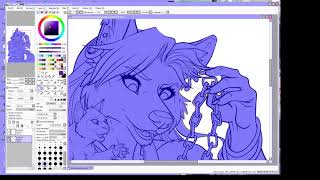 How to Flat Digital Art in Paint Tool Sai
