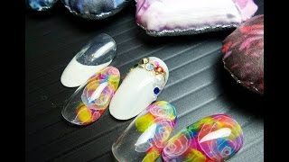 成功する！！【絵の具で作るたらしこみネイルアートテクニック】