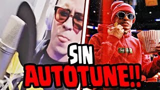 BAD BUNNY | sus canciones SIN AUTOTUNE vs CON AUTOTUNE