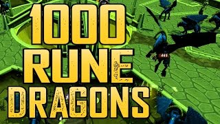 Runescape - Loot From 1000 Rune Dragons!