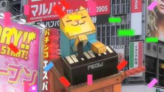 keyboard cat papercraft tribute