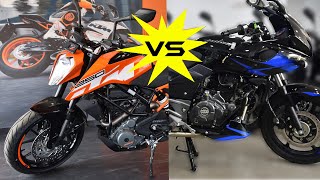 2019 Bajaj Pulsar 220F Vs. 2019 KTM Duke 250 | Detailed Comparison