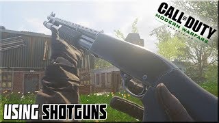 USING SHOTGUNS ON MODERN WARFARE REMASTERED!