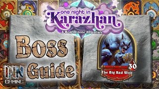Hearthstone: Big Bad Wolf Boss Guide - One Night In Karazhan