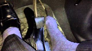 Pedal Pumping: Pointy Loafer Fluffy Sock Pedal Play