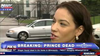 WATCH: Prince's Friend Reacts to Death of Iconic Singer Outside of Prince's Home - FNN