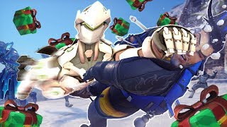 Genji's Winter Wonderland Loot Box Opening! | Overwatch Genji Voice Acting