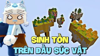 Thử thách sinh tồn trên đầu Súc Vật trong Mini World | Meowpeo