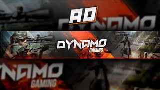 How To Make A Banner Like Dynamo Gaming On Android (Ps Touch) || Dynamo Gaming || Banner Tutorial