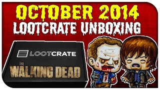 Loot Crate Unboxing! - "FEAR / THE WALKING DEAD" (October 2014)