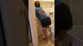 Getting Laundry Done With One Leg