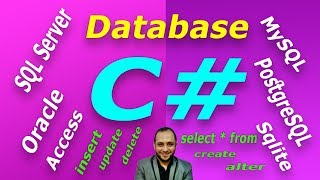 #558 C# Connect With Access Database Part DB C SHARP اتصال مع اكسس سي شارب و قواعد البيانات