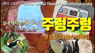 주렁주렁 타임스퀘어 애니멀 테마파크 Indoor animal Theme Park zoolungzoolung in Seoul  [J제이 브이로그]