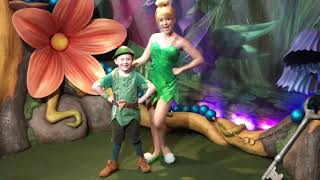 Surprises and Pixie promises. A Pixie perfect day with Little Peter and Tink!! ⭐️