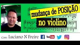 Mudança de posição correta no violino e viola