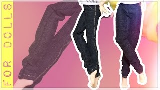 КАК СШИТЬ ДЖИНСЫ ДЛЯ КУКОЛ ♡ FOR DOLLS