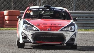 Toyota GT86 CS-R3 Rally Car Sound In Action at Monza Rally Show 2016