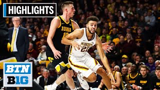 Highlights: Hawkeyes Hold on for Win | Iowa at Minnesota | Feb. 16, 2020