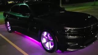 IP68 15.5" Flow series CHASING LEDs 4pcs Wheel Rings Light Bluetooth control Kit