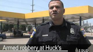 Armed robbery at Huck's