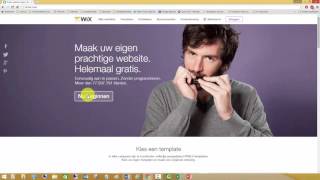 Website maken met WiX (1)
