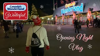 Canada’s Wonderland Winterfest (OPENING NIGHT!!) Vlog | The Ordinary Girl