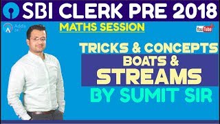 SBI CLERK PRE| Tricks and Concepts of Boats and Streams
