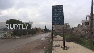 Syria: SAA soldiers enter Maarat al-Numan as they advance in Idlib countryside