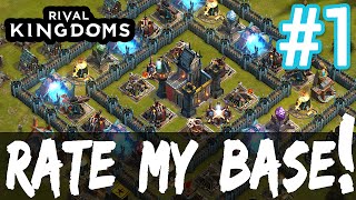 ★ BASE DEFENSE LAYOUTS! Rival Kingdoms: Rate My Base - Part 1