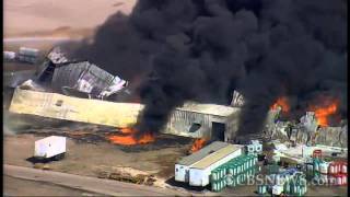 Waxahachie chemical plant fire rages: RAW VIDEO