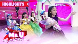 Baylee Van Den Berg is crowned as the Mini Miss U of the week  | It's Showtime Mini Miss U