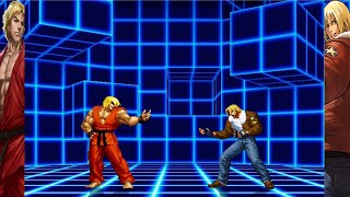 [Mugen - King of Fighters vs. Street Fighter] - Ken Masters (GoD_Ryu) vs. Terry Bogard (ikaruga)