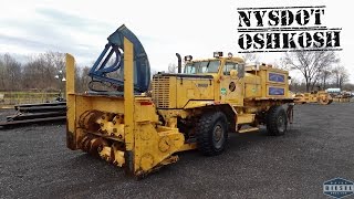 NYSDOT Oshkosh Snow Blower